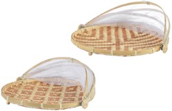 Decoris cloche alimentaire bambou anti-insectes Ø35x22cm FSC durable