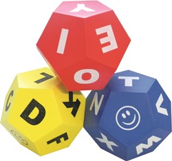 Spordas dés éducatifs set - apprendre et jouer avec l'alphabet