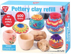 Play Recharge d’argile poterie 600g - set d’argile autodurcissante