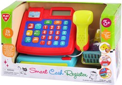 Play caisse enregistreuse jouet avec accessoires - set interactif 26 pièces