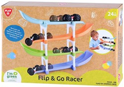 Play circuit de course biobasé Flip and Go circuit de voitures 11 pièces jouet