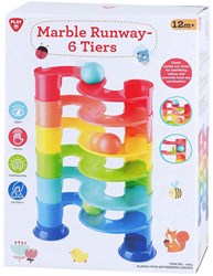 Play circuit à billes jouet avec grandes balles - circuit coloré 11pcs