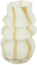 Countryfield vase décoration Sweet Rib S verre blanc moderne Ø15,5xH24cm