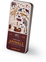 Crocodile Creek Puzzle boîte métal - 150 pièces - Les animaux d'afriques