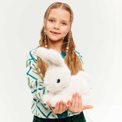 Orange Toys peluche lapin blanc 20cm - jouet en peluche ultra doux