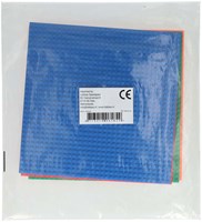 Albatros Hengelsport plaques de construction mini-blocs 25x25cm lot de 4 bases