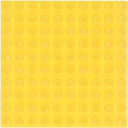 Albatros Hengelsport plaque de construction jaune 16x16cm base briques