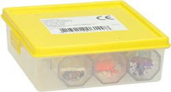 Albatros Hengelsport set de jouets à paillettes créatives - pots empilables 12 pièces