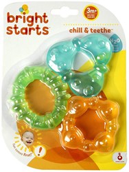 Bright Starts jouet de dentition bébé - Chill & Teethe - multicolore