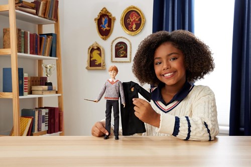 Poupée de mode Harry Potter Ron Weasley - Poupée jouet avec baguette-2
