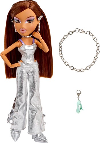 MGA Bratz Charmz poupée mannequin Yasmin avec bracelet charms et accessoires