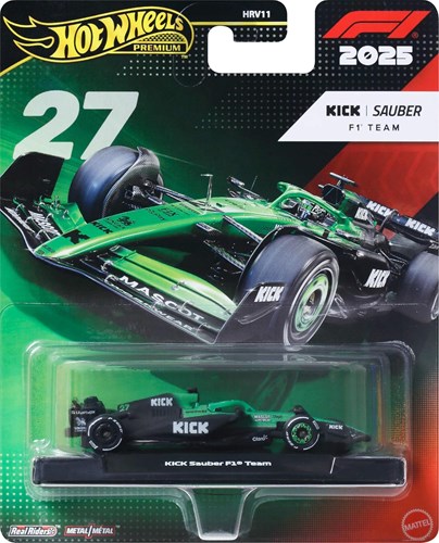 Hot Wheels Premium Formule 1 Sauber Team - Kick Stake F1 Nico Hulkenberg Voiture-2