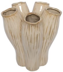 Countryfield vase Garber céramique beige décoration 30cm haut