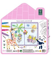 Haku Yoka kit de dessin sur fenêtre - Window Art Jardin des Papillons créatif-3