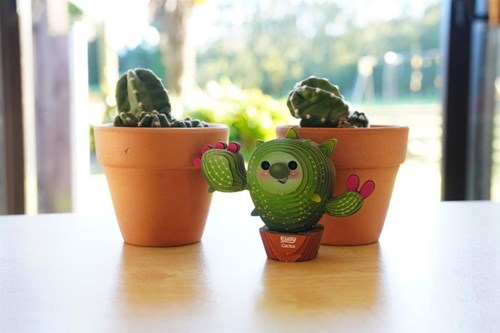 Eugy Puzzle 3D - Cactus - Jouet créatif écologique-3