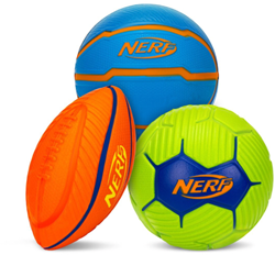 Nerf set de balles anti-stress jouet - balles de sport micro mousse 3-pack