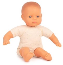 Miniland Poupée Bébé Européenne 32cm - Poupée douce pour enfants