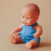 Miniland poupée bébé garçon européen 21cm multicolore jouet éducatif-3