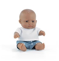 Miniland Poupée bébé jouet éducatif garçon latin 21cm