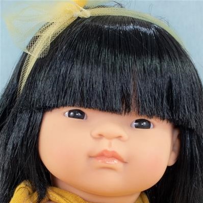 Miniland poupée fille asiatique 38cm - poupée jouet éducatif-3