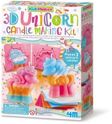 4M Kit de fabrication de bougies - Coffret créatif 3D licorne pour enfants