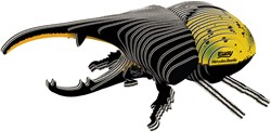 Eugy Puzzle 3D Scarabée Hercule - Puzzle animal en carton - Jouet créatif