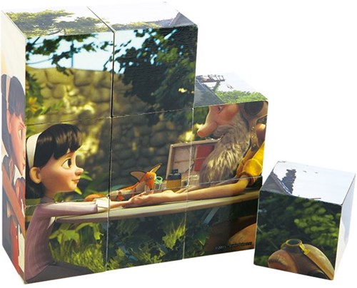 Hape puzzle cubes en bois Le Petit Prince - jouet 9 pièces