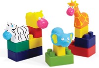 Edushape Mini Edu Animals Set 6 animaux + 22 blocs