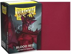 Dragon Shield protège-cartes Blood Red mat 100 pièces - protection cartes