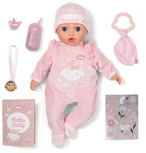 Poupée Baby Annabell 43cm interactive - poupée bébé réaliste jouet
