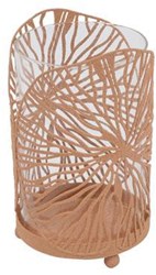 Countryfield photophore beige décoration plastique 15 cm