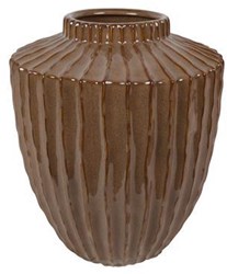 Countryfield vase décoration Duuk M marron plastique Ø27x32cm