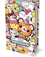 Image Books invitations Kawaii lot de 6 cartes joyeuses