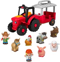 Mattel Little People tracteur de ferme avec animaux et musique