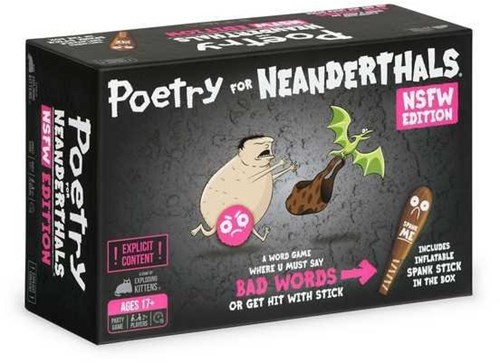 Exploding Kittens jeu de société Poetry for Neanderthals NSFW édition jeu de cartes