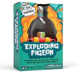 Exploding Kittens jeu de société Exploding Pigeon pour familles et enfants