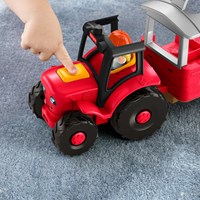 Mattel Little People tracteur de ferme avec animaux et musique-3