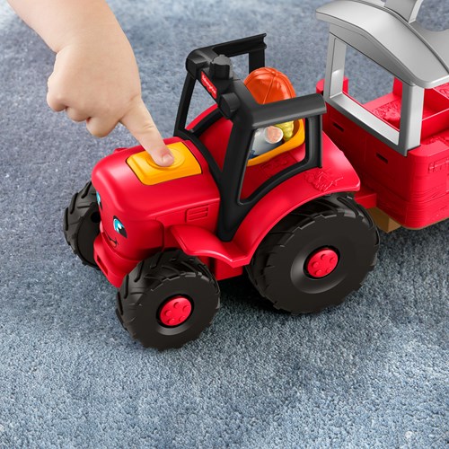 Mattel Little People tracteur de ferme avec animaux et musique-3