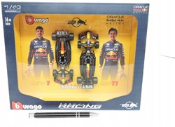 Bburago Red Bull Racing F1 voiture jouet set 1:43 Verstappen Perez 2024