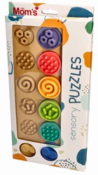 Mom's Care jouet sensoriel XL puzzle roues - éducatif et sûr