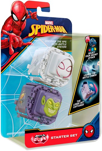 Battle Cube Spider-Gwen vs Green Goblin - Jouet Marvel Fidget Set
