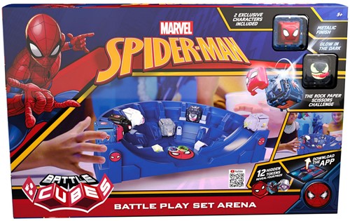 Battle Cube Arena - Glow Venom vs. Metallic Spiderman