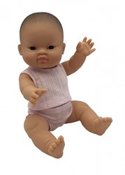 Paola Reina Poupée Bébé Gordi Fille Yeux d'Amande Pyjama - 34 cm