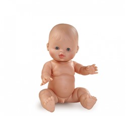 Paola Reina Gordi Poupée Bébé Garçon Blanc - 34 cm