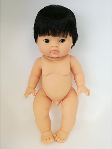 Paola Reina Poupée Gordi Garçon Yeux Amande Cheveux Noirs - 34 cm-2