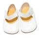 Asi chaussures de poupée cuir verni blanc 43-57cm - accessoires poupée