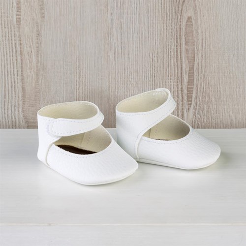 Asi chaussures de poupée blanches 43-46cm accessoire poupée