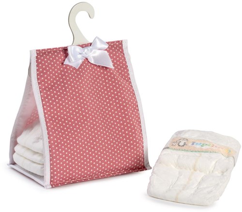 Asi accessoire poupée sac à langer avec couches - jouet de soin de poupée