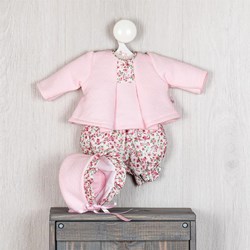 Asi ensemble vêtements poupée - tenue poupée rose Liberty