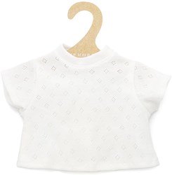 Asi vêtements de poupée - t-shirt en coton blanc à manches courtes mode poupée